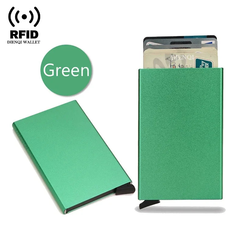 Small travel wallet with card holder for men and women