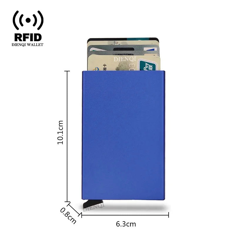 Small travel wallet with card holder for men and women