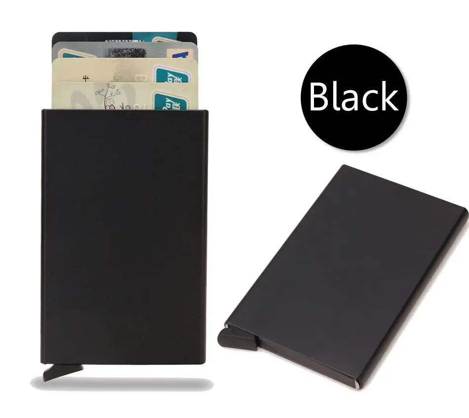 Small travel wallet with card holder for men and women