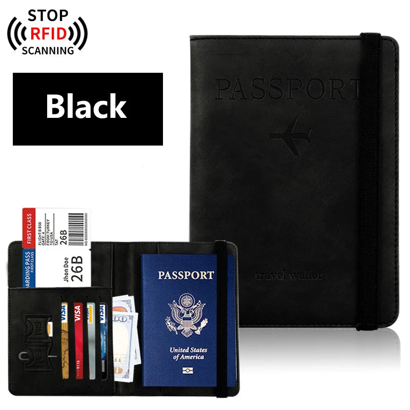 Essential Passport and Travel Card Holder for Women/Men