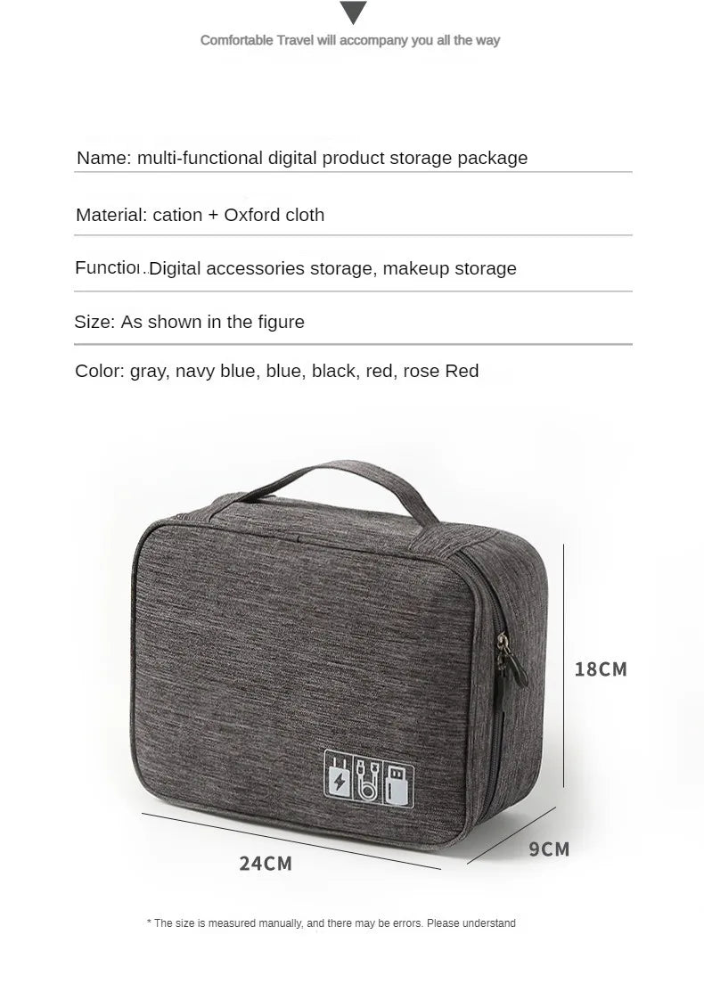 Multifunctional Large Capacity Portable Digital Bag for Travel