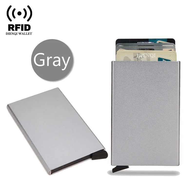 Small travel wallet with card holder for men and women
