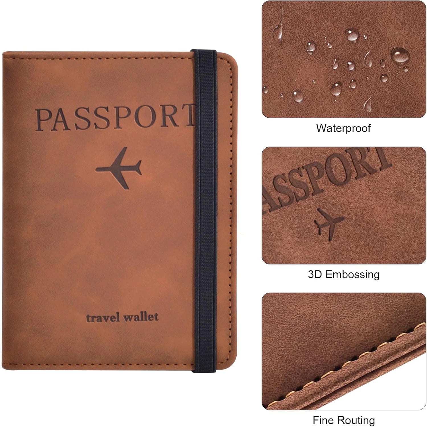 Essential Passport and Travel Card Holder for Women/Men