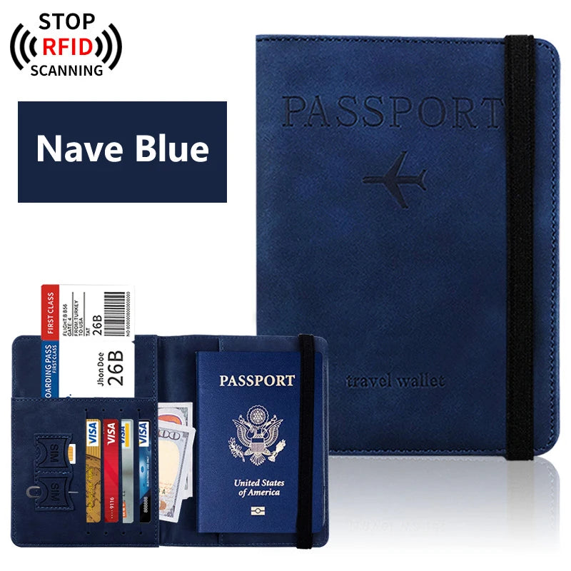 Essential Passport and Travel Card Holder for Women/Men