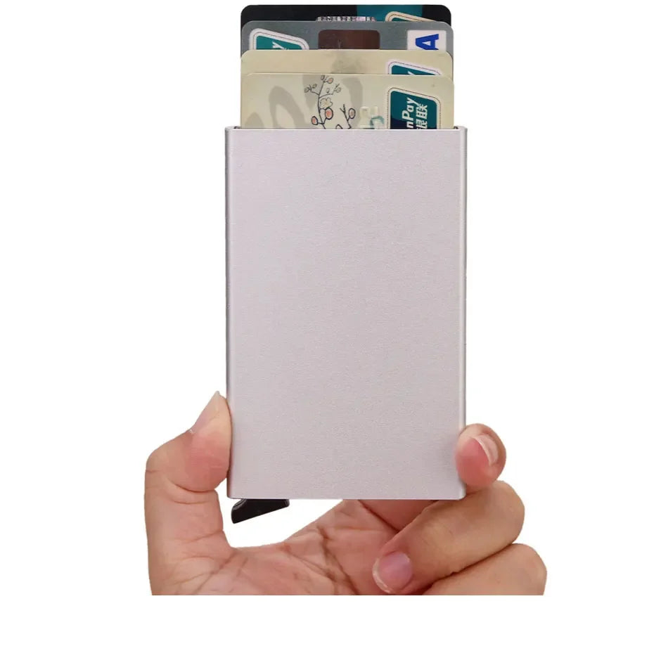 Small travel wallet with card holder for men and women
