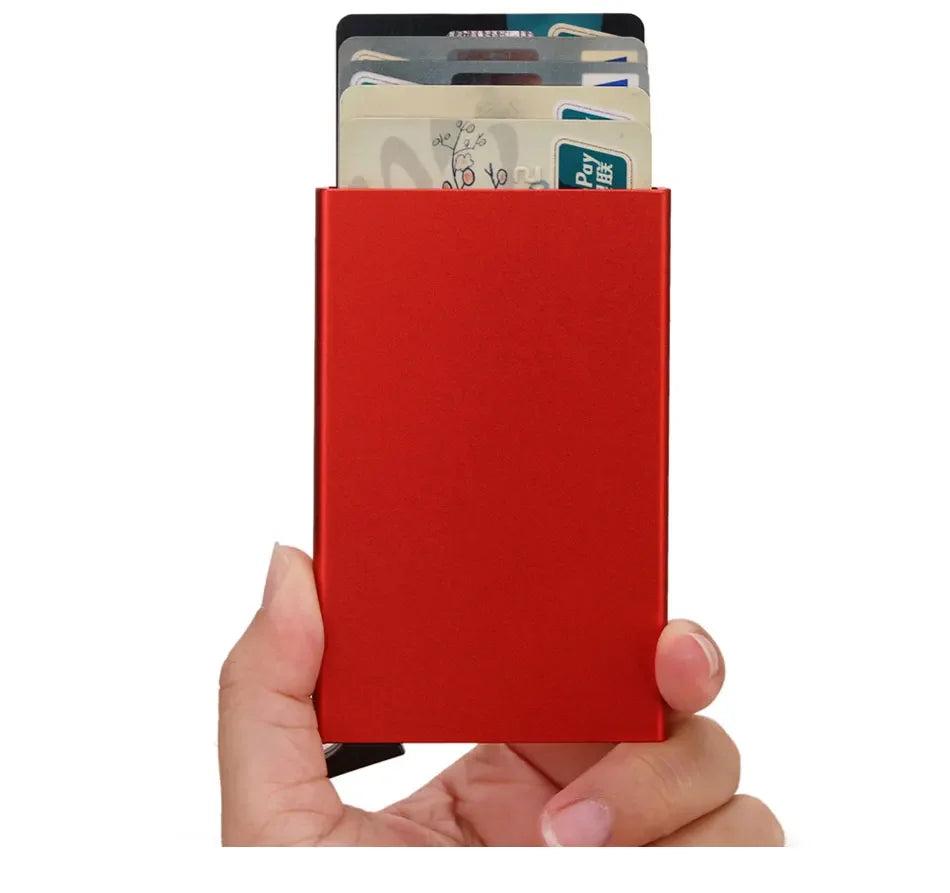 Small travel wallet with card holder for men and women