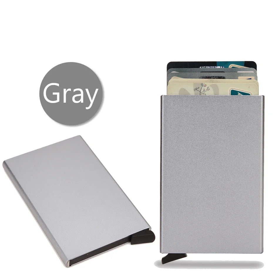 Small travel wallet with card holder for men and women