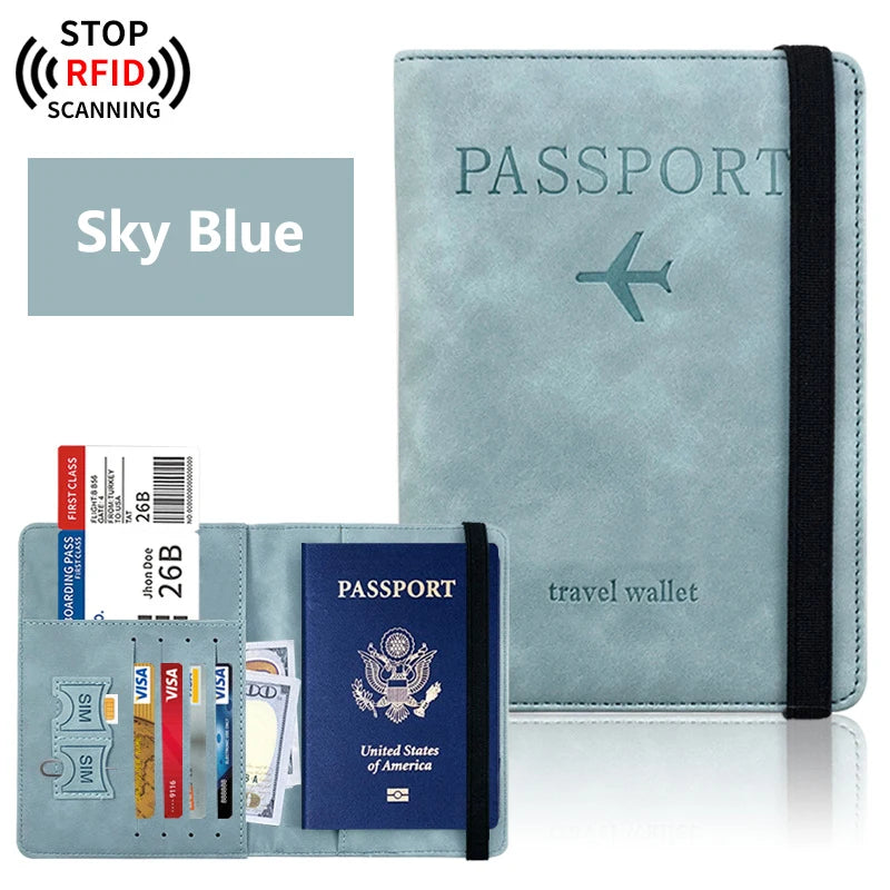 Essential Passport and Travel Card Holder for Women/Men