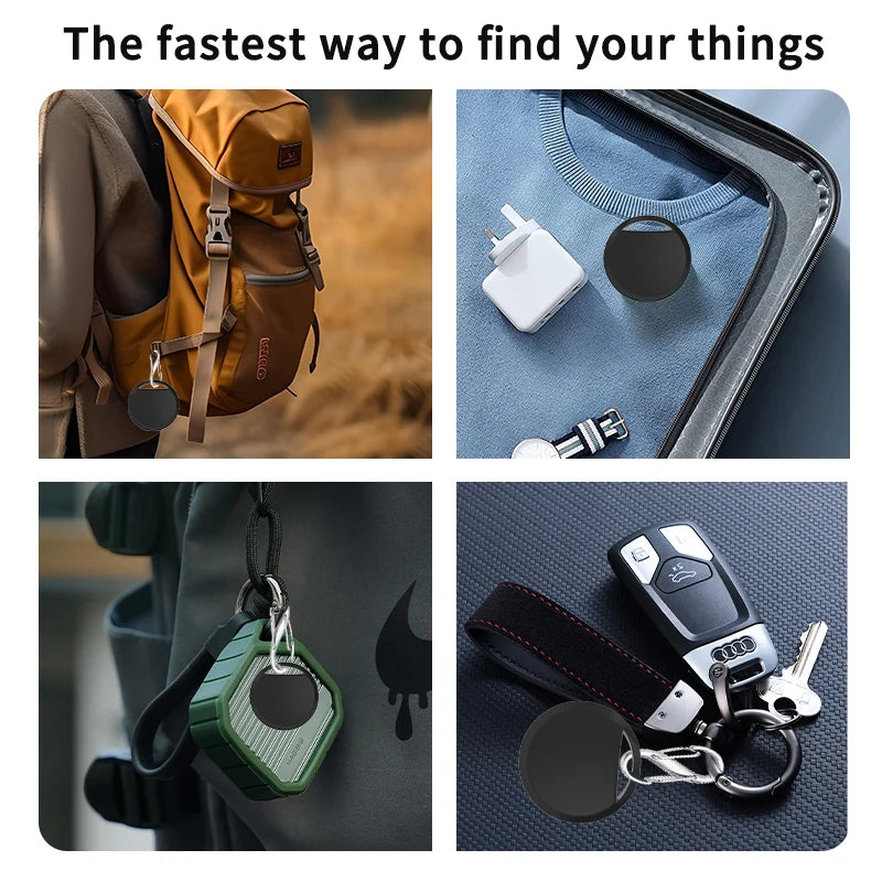 Replacement Apple AirTag Tracker – Compatible with Apple Find My Network, Works via Bluetooth Location of Computers, Keyboards, and Wallets