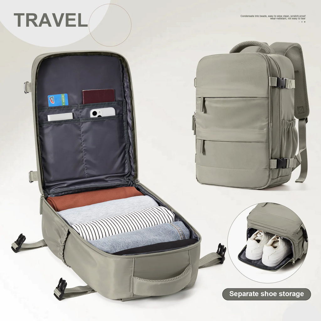 Travel backpack for men and women