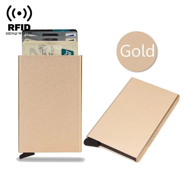 Small travel wallet with card holder for men and women