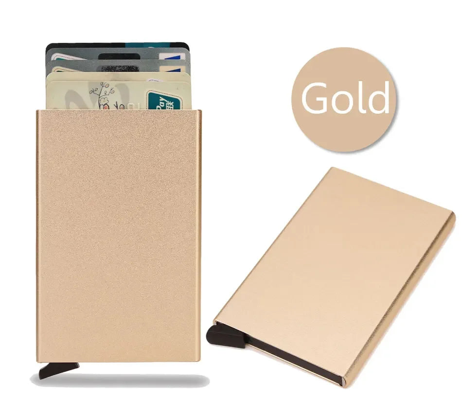 Small travel wallet with card holder for men and women