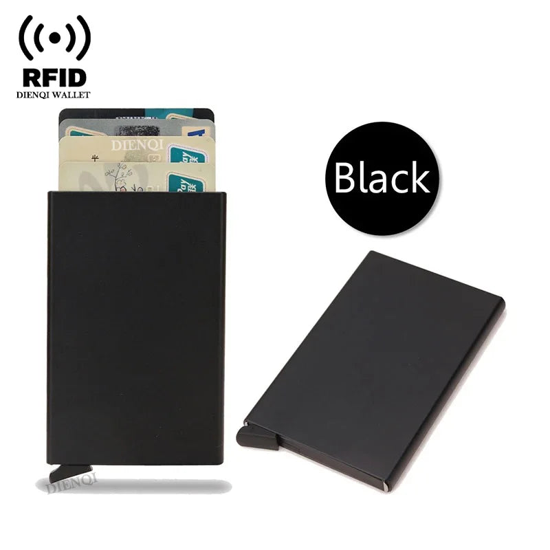 Small travel wallet with card holder for men and women