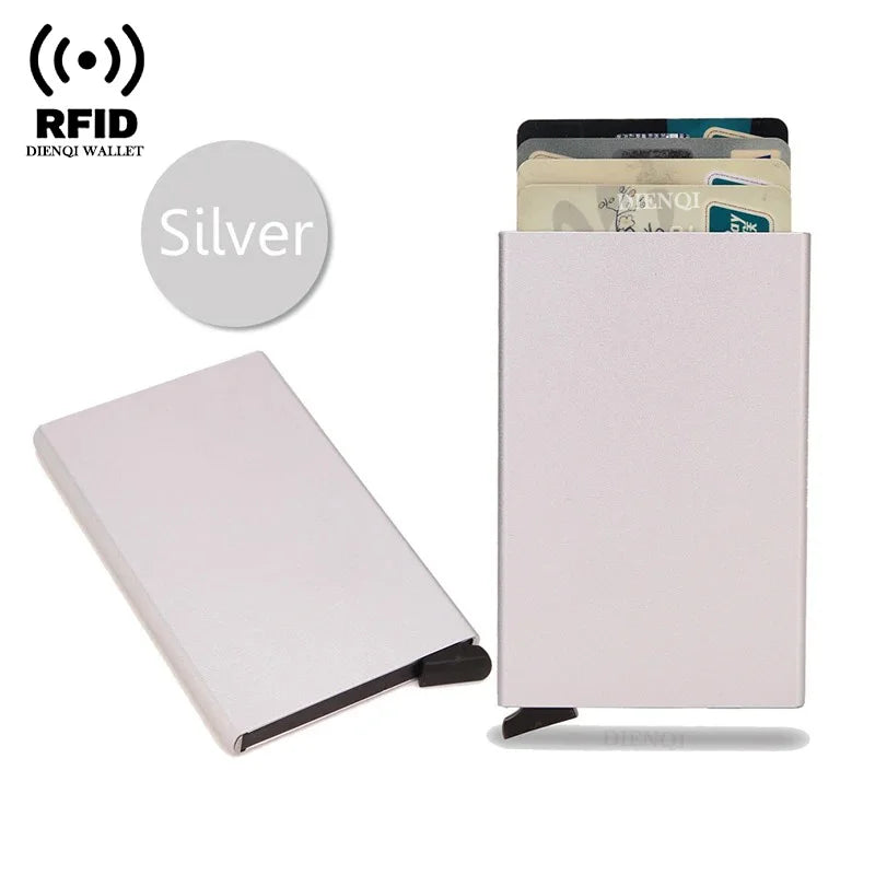 Small travel wallet with card holder for men and women