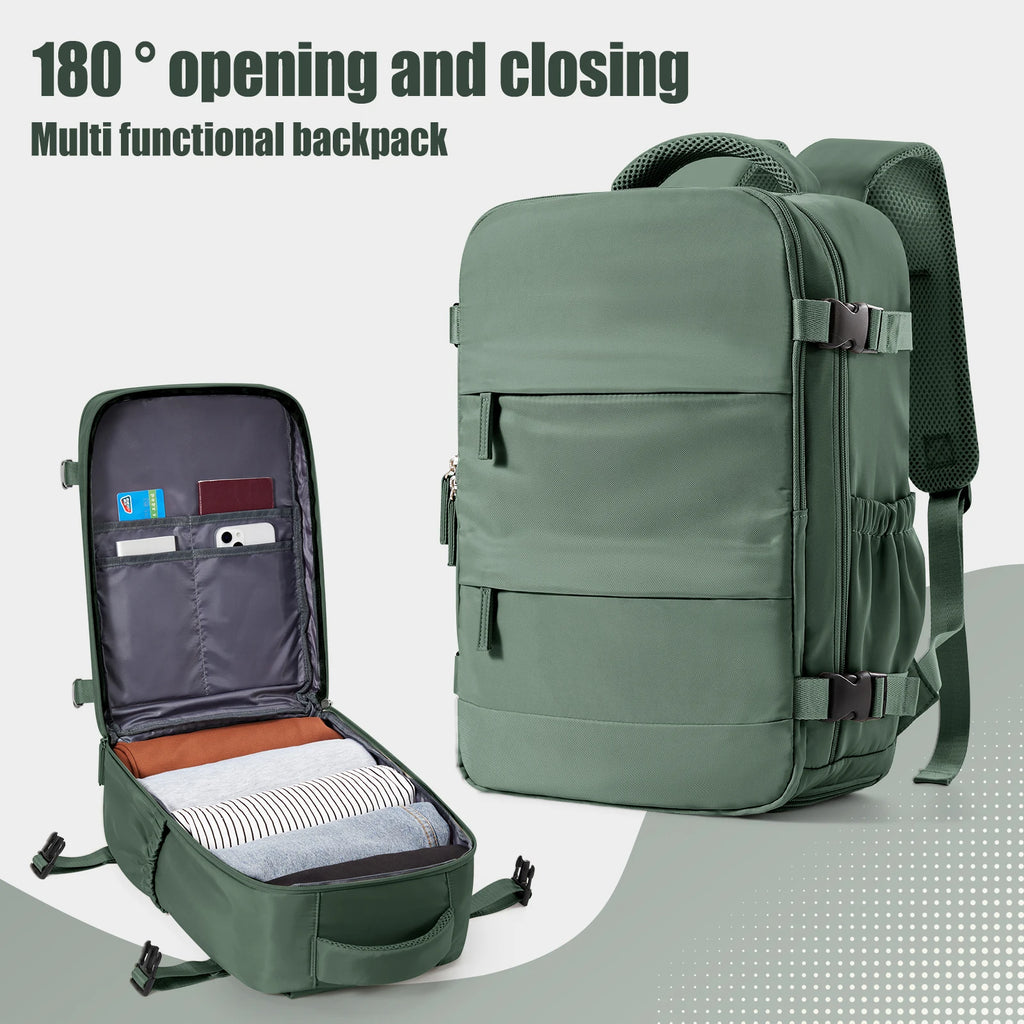 Travel backpack for men and women