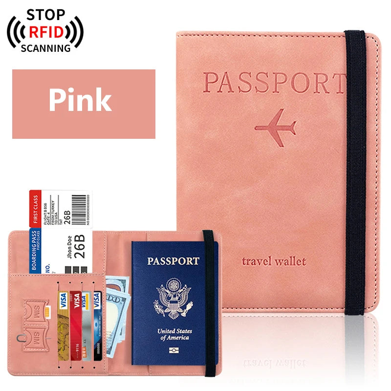 Essential Passport and Travel Card Holder for Women/Men