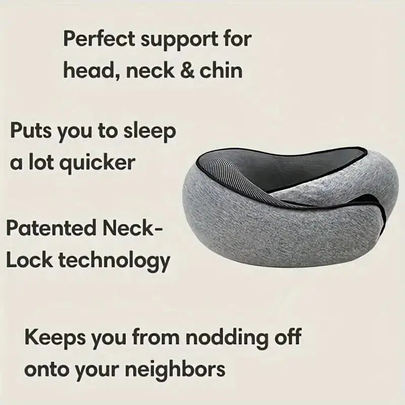 U-Shaped Travel Neck Pillow, Soft Sleeping Pillow