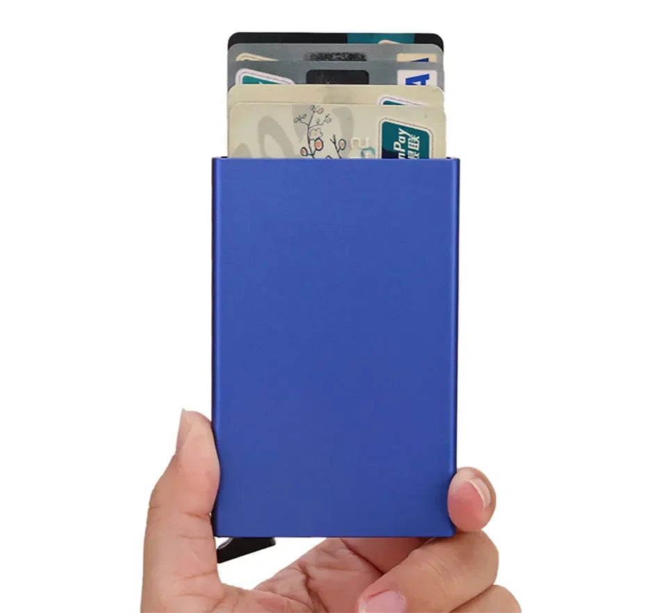 Small travel wallet with card holder for men and women