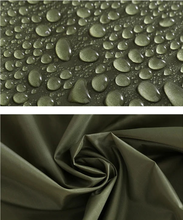 معطف مطري عسكري 3×1 (Poncho) – بغطاء رأس وأكمام