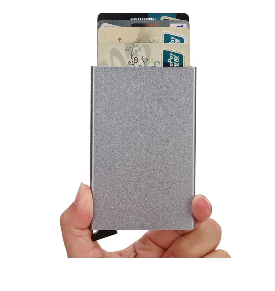 Small travel wallet with card holder for men and women