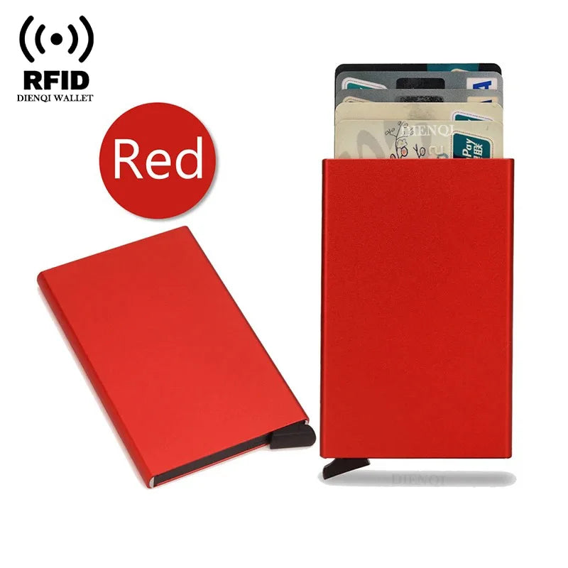 Small travel wallet with card holder for men and women