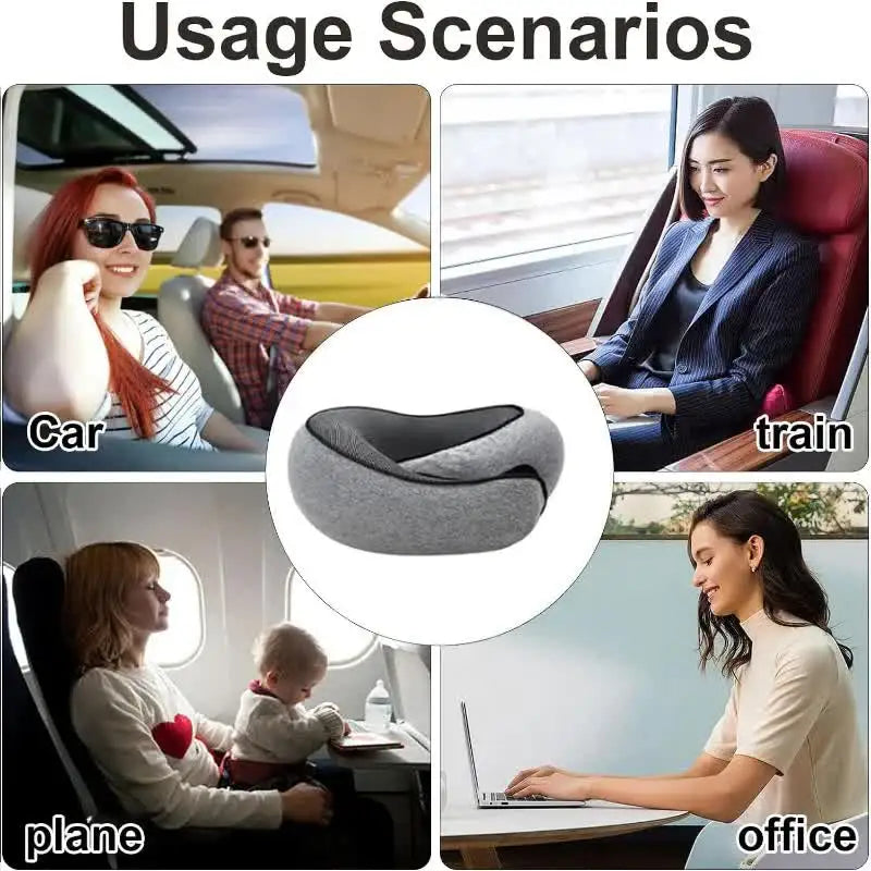 U-Shaped Travel Neck Pillow, Soft Sleeping Pillow