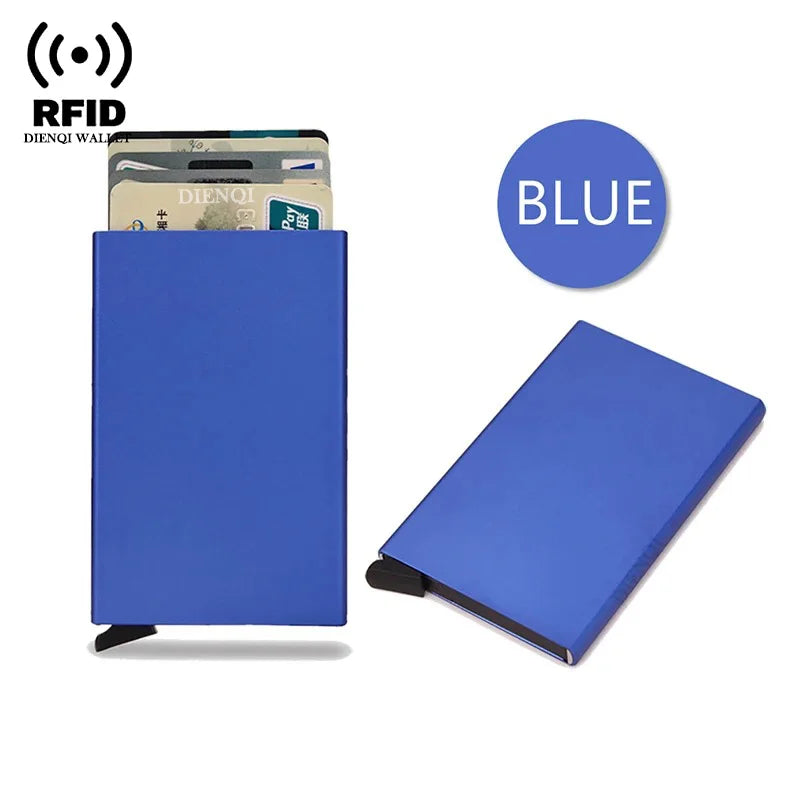 Small travel wallet with card holder for men and women