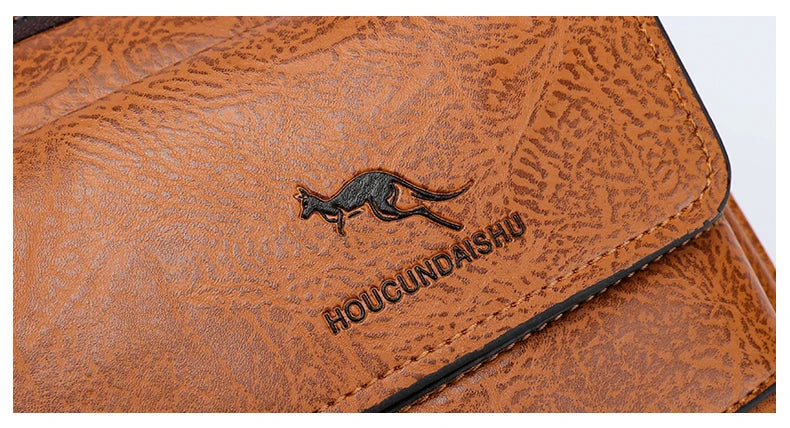 حقيبة كتف رجالية من ماركة Kangaroo – جلد