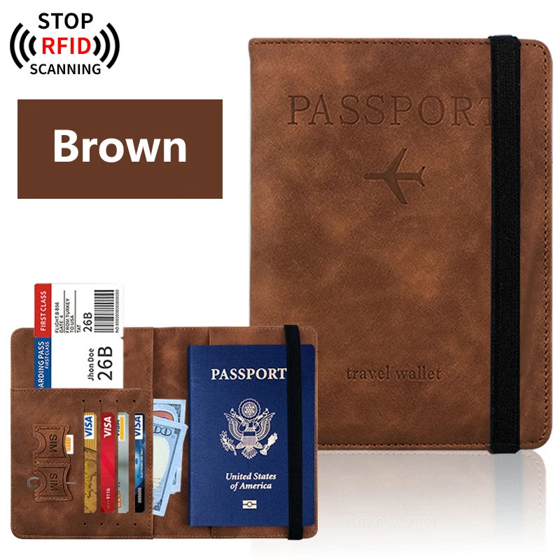 Essential Passport and Travel Card Holder for Women/Men
