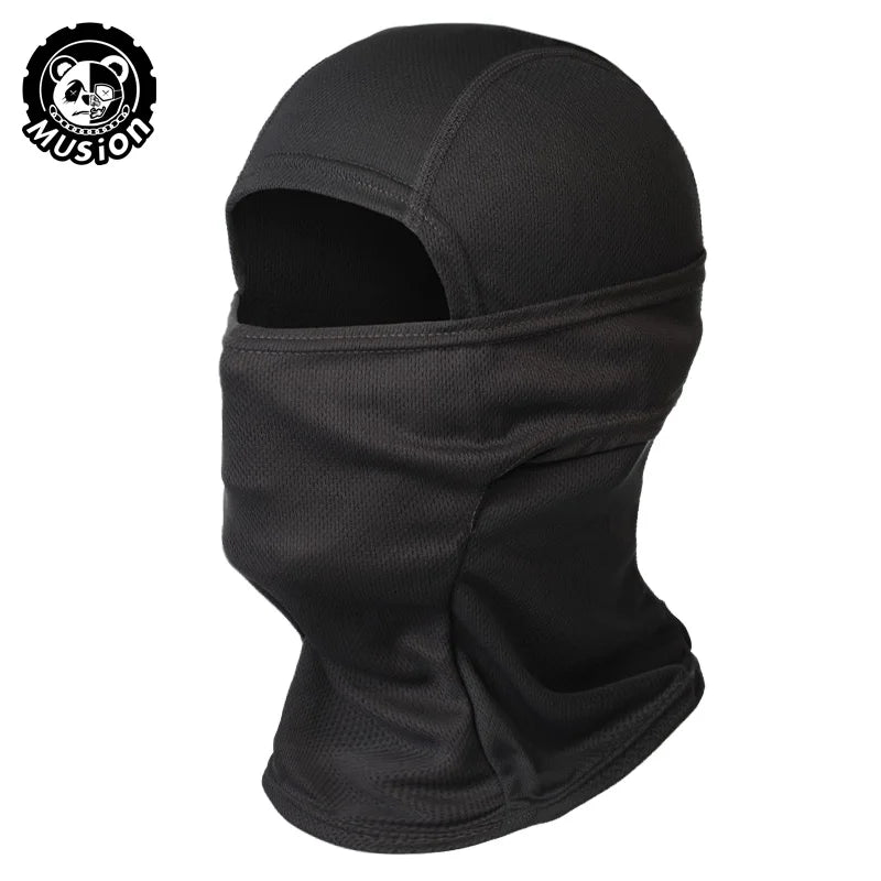 قناع وجه كامل من MusionTactical سريع الجفاف للمشي لمسافات طويلة وركوب الدراجات والتخييم والصيد وغطاء للرأس .
