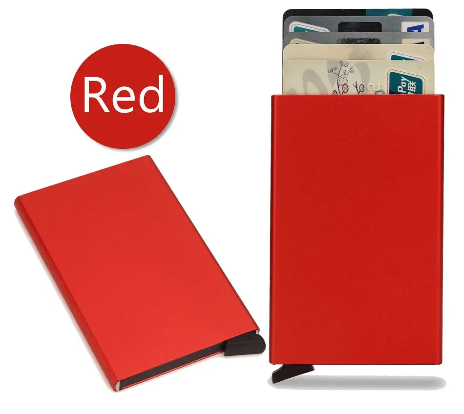 Small travel wallet with card holder for men and women